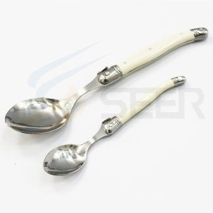 2PC Stainless Steel ABS Handle Laguiole Flatware (SE-K302)